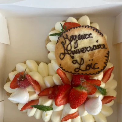 Gourmandises sur commande 1 Number cake